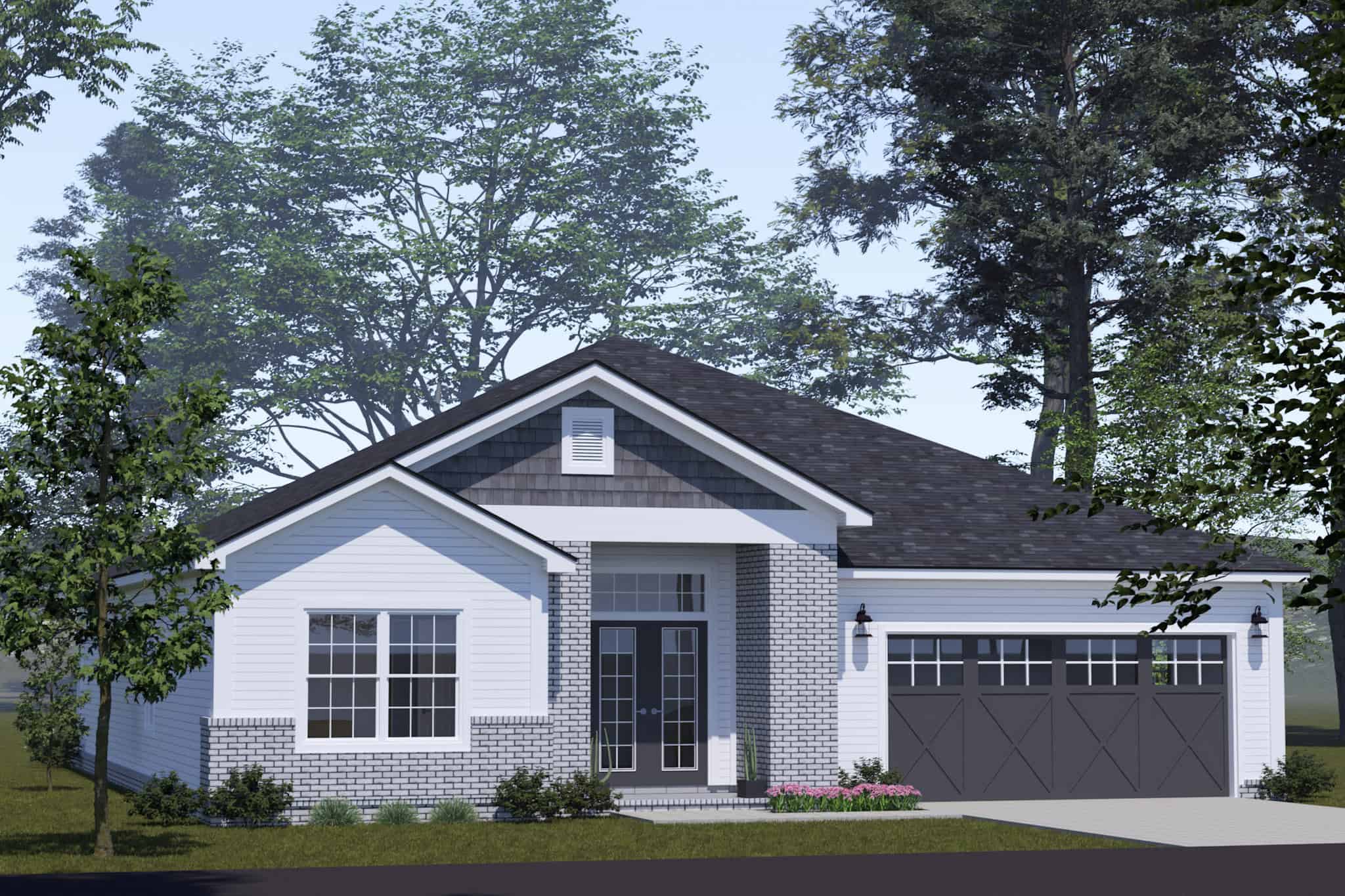 Cottage Floor Plan - 5 Bedrms, 3 Baths - 2022 Sq Ft - #178-1510