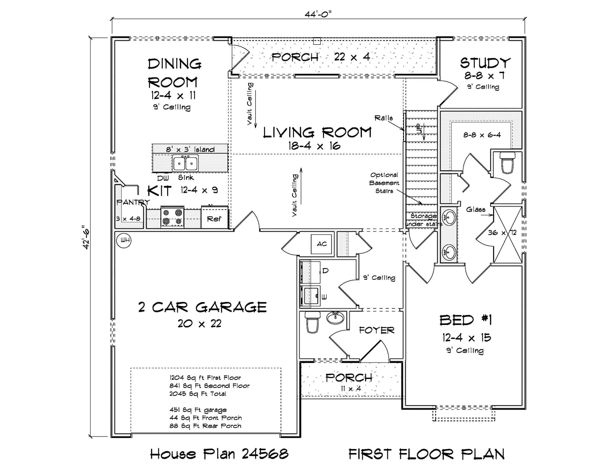 Floor Plan First Story
