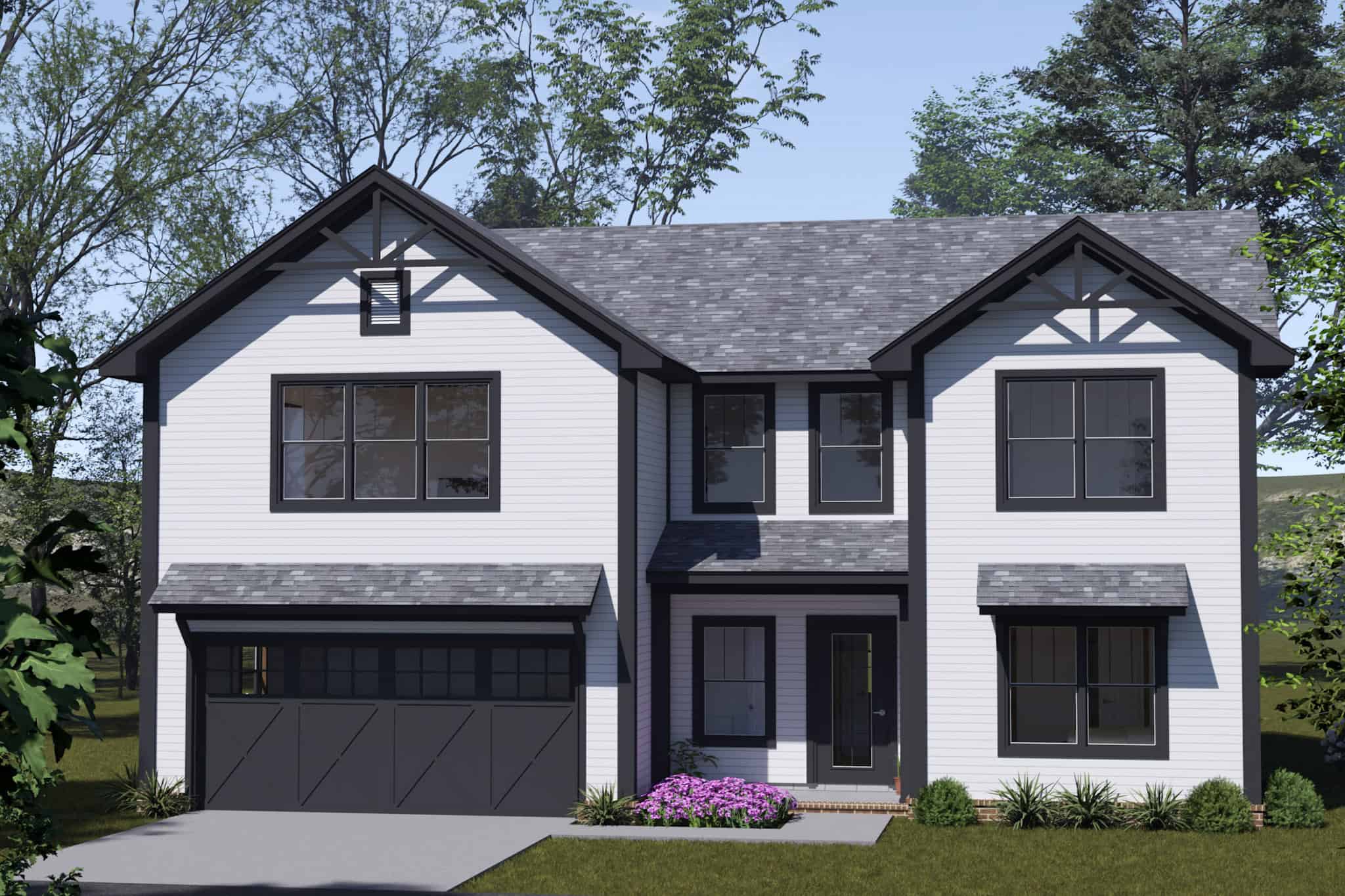 Traditional Home Plan - 4 Bedrms, 3.5 Baths - 2045 Sq Ft - #178-1548