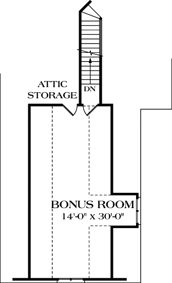 Floor Plan Bonus Room