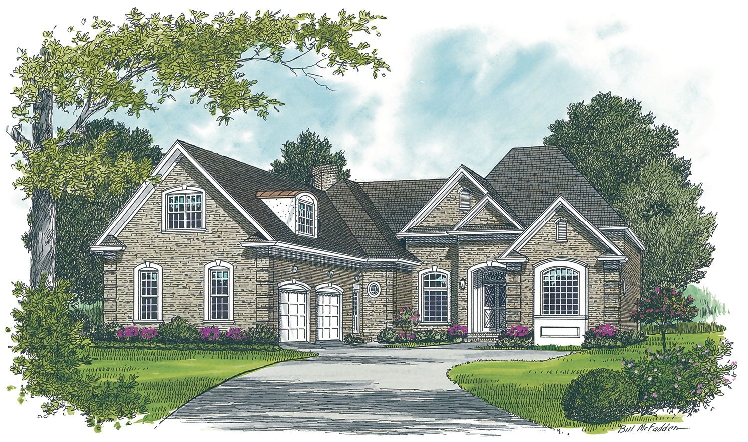 3-Bedroom, 2700 Sq Ft Ranch Home Plan - 180-1011 - Main Exterior