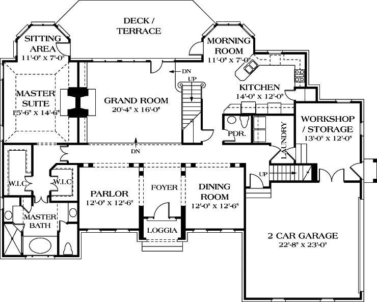 Floor Plan Main Level