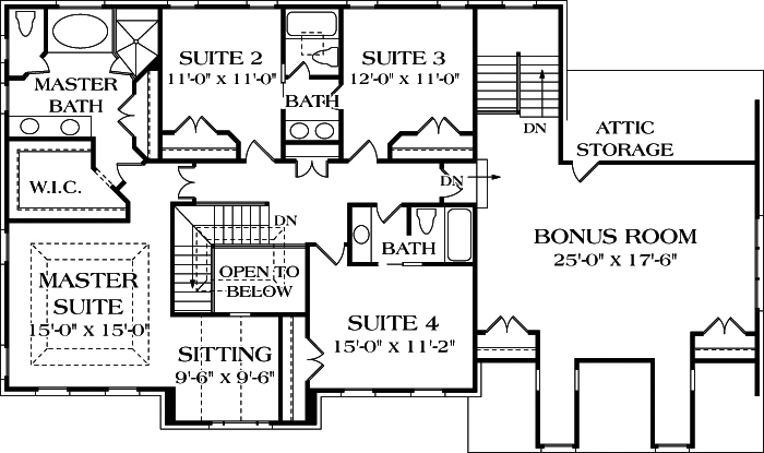 Floor Plan Upper Level
