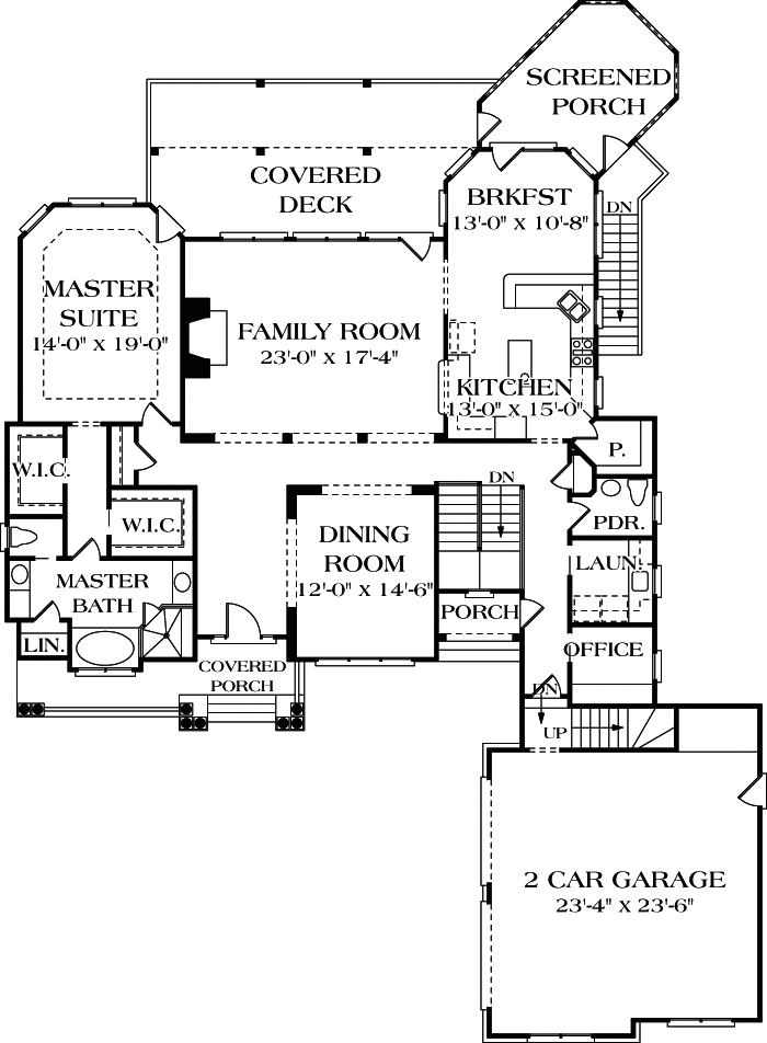 Floor Plan Main Level