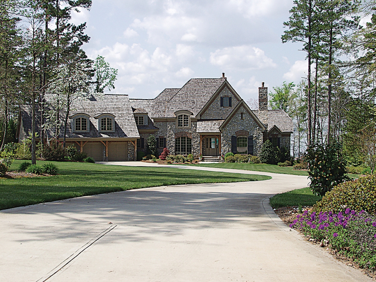 3-Bedroom, 3660 Sq Ft European Home Plan - 180-1021 - Main Exterior