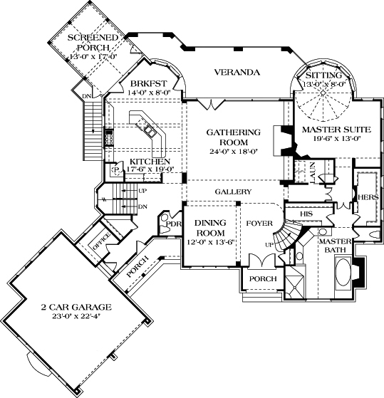 Floor Plan Main Level