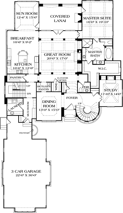 Floor Plan Main Level
