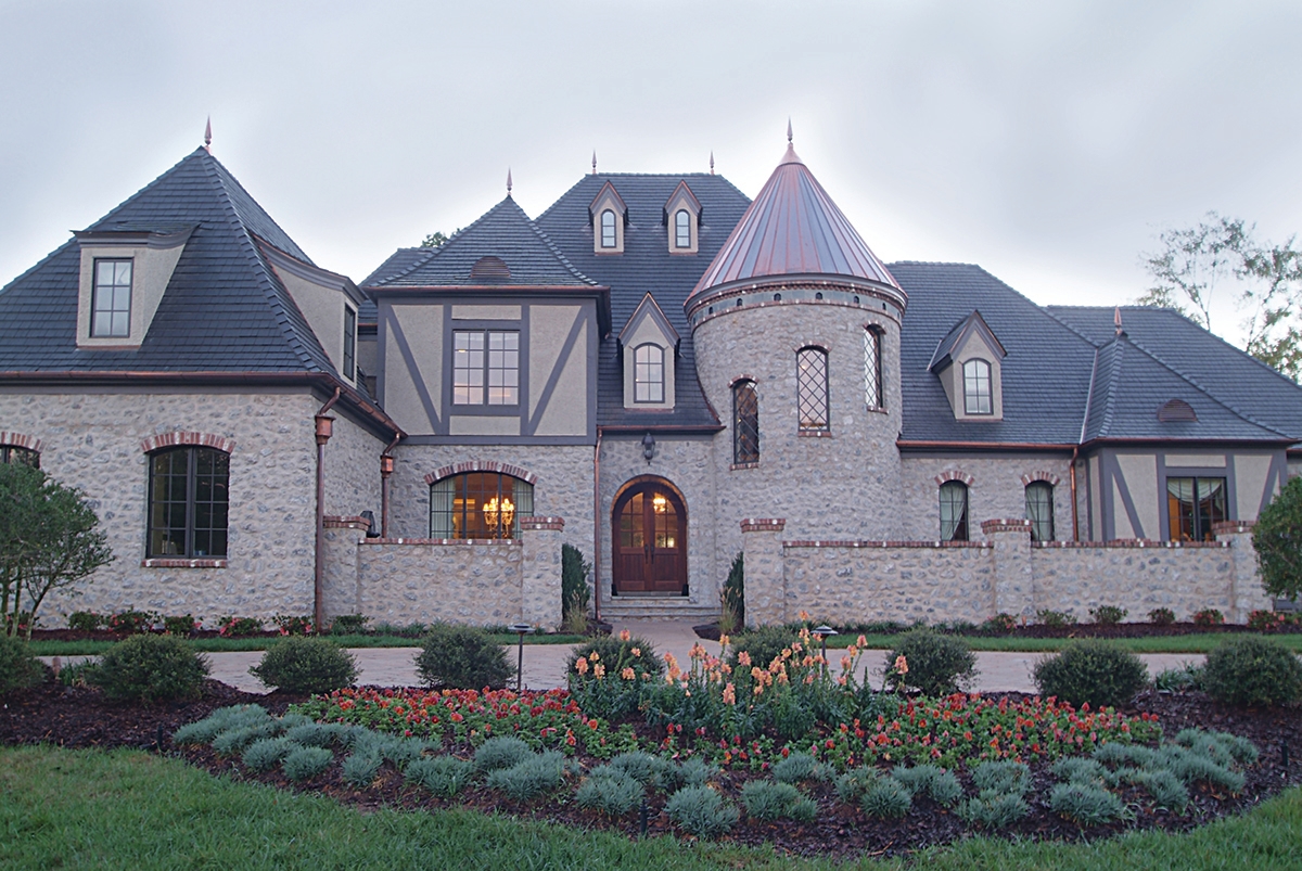 7-Bedroom, 8933 Sq Ft Luxury Home Plan - 180-1034 - Main Exterior