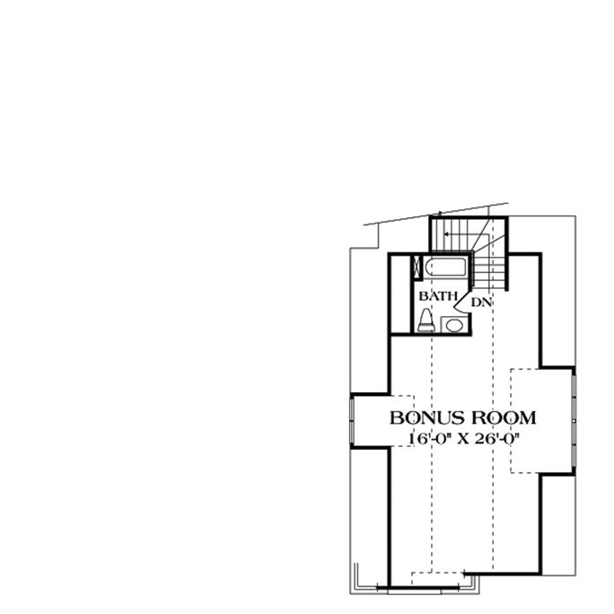 Floor Plan Bonus Room