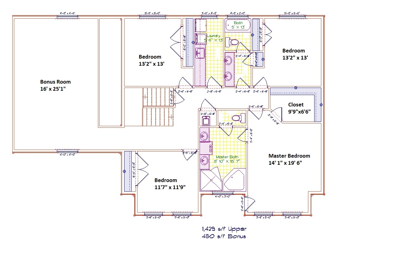 Floor Plan Upper Level