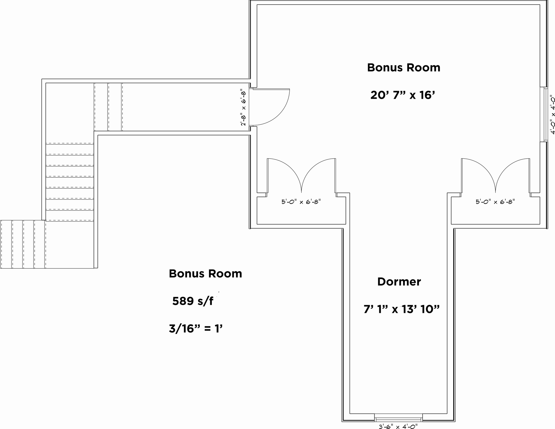 Floor Plan Bonus Room