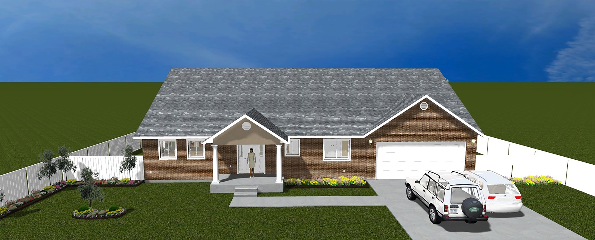 5-Bedroom, 2920 Sq Ft Traditional Home Plan - 187-1025 - Main Exterior
