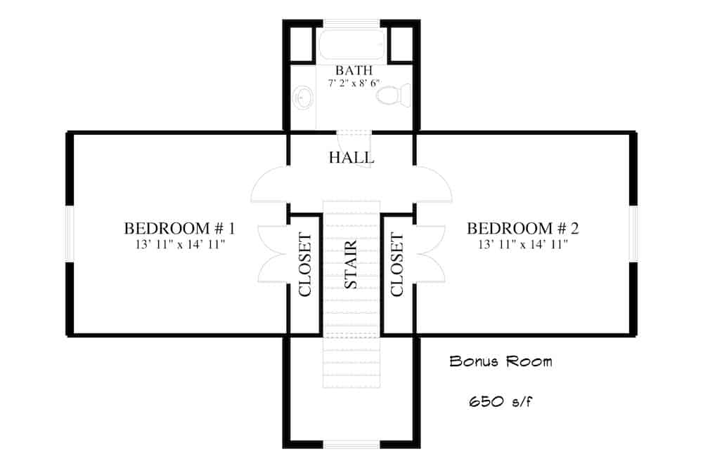 Floor Plan Bonus Room