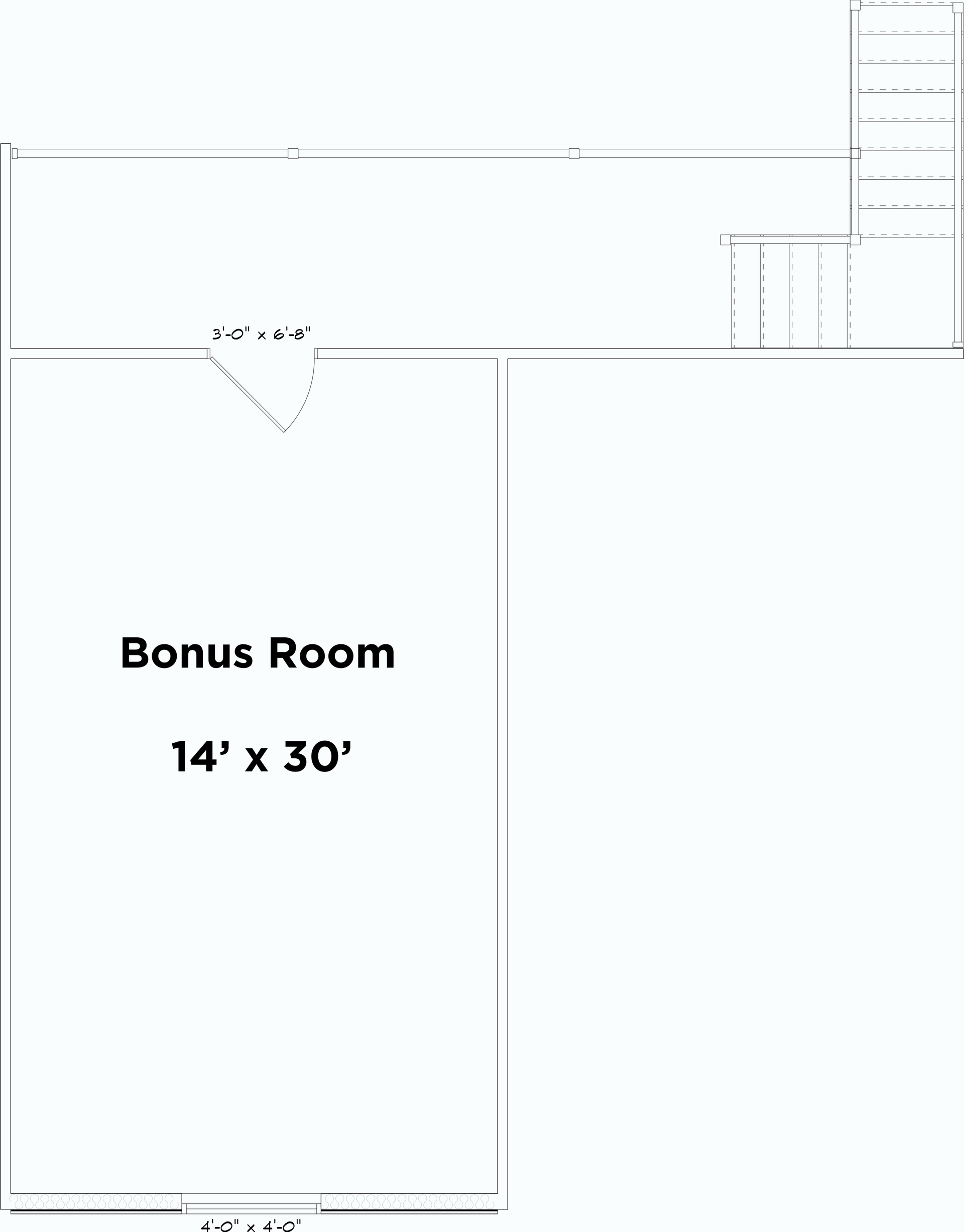 Floor Plan Bonus Room