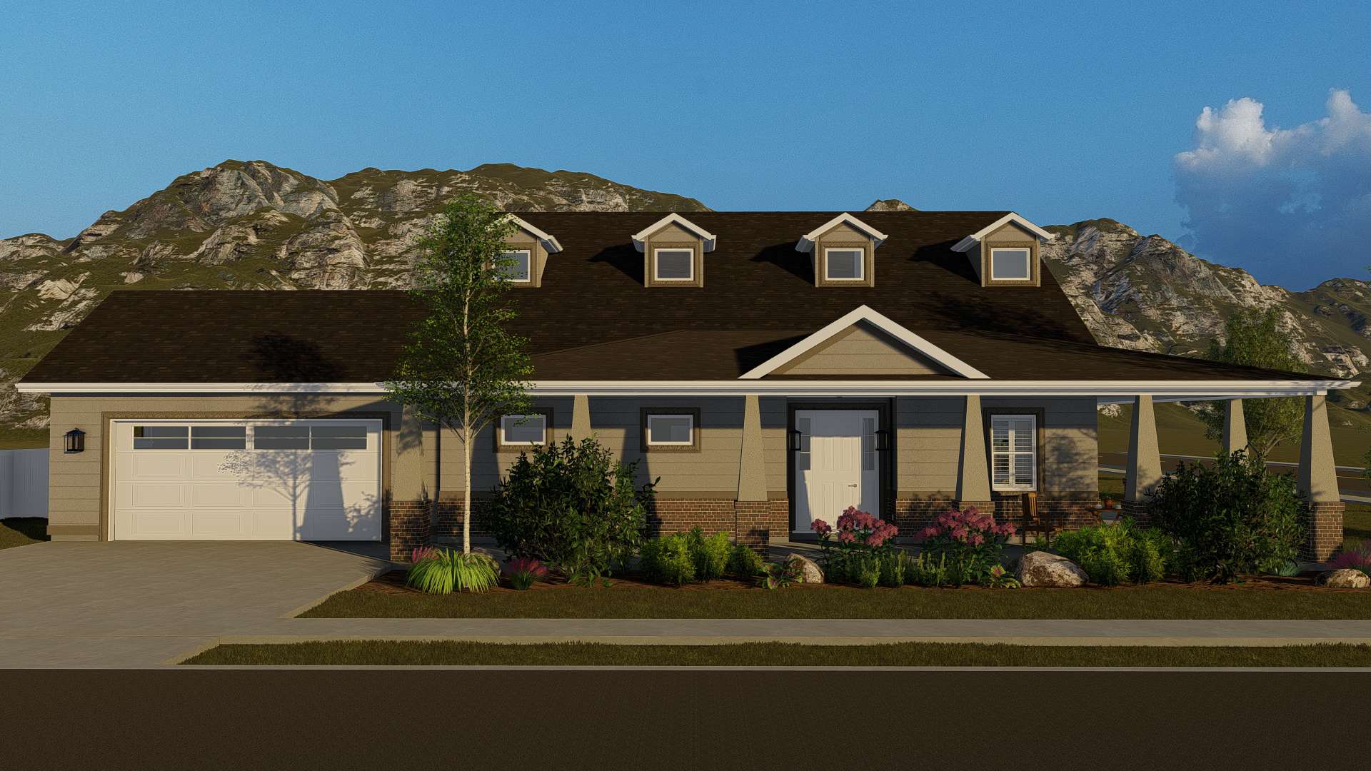 3-6 Bedroom, 2705 Sq Ft Craftsman House - Plan #187-1155 - Front Exterior