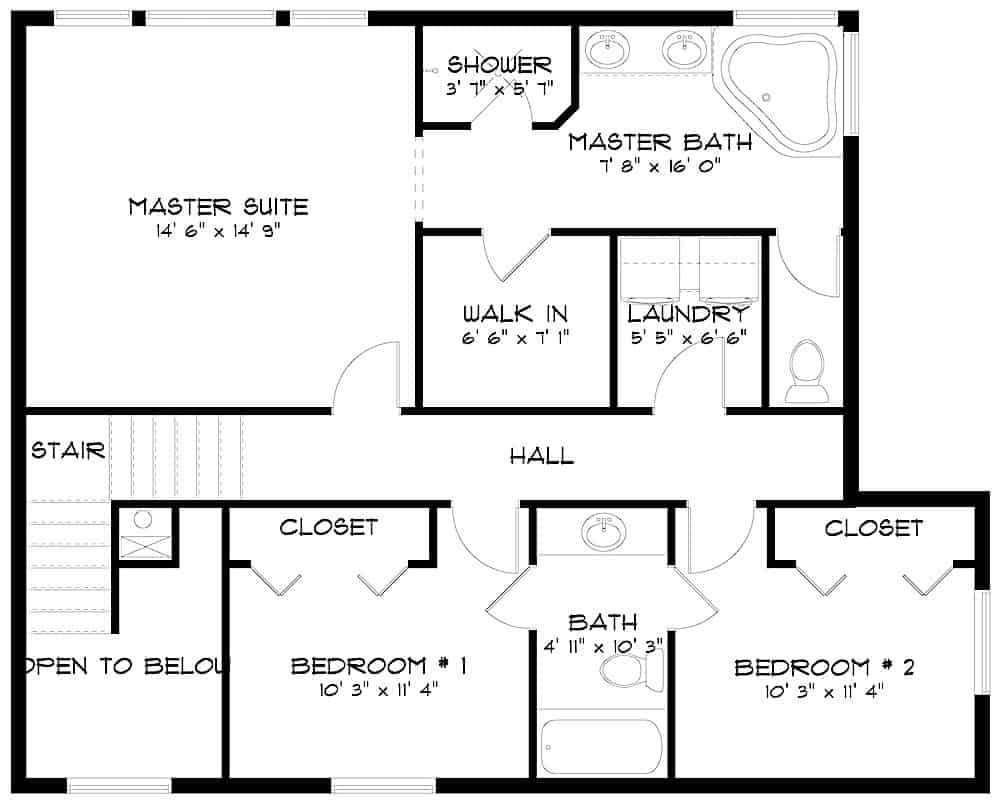 Floor Plan Upper Level