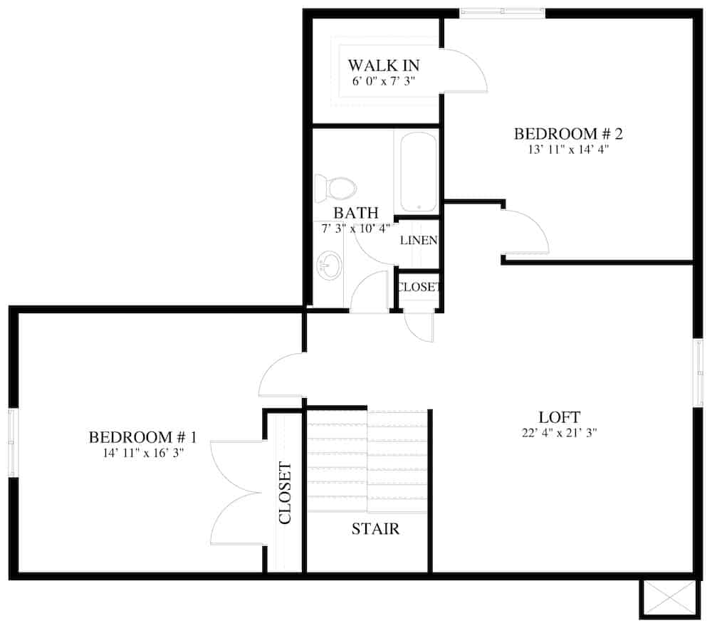 Floor Plan Upper Level
