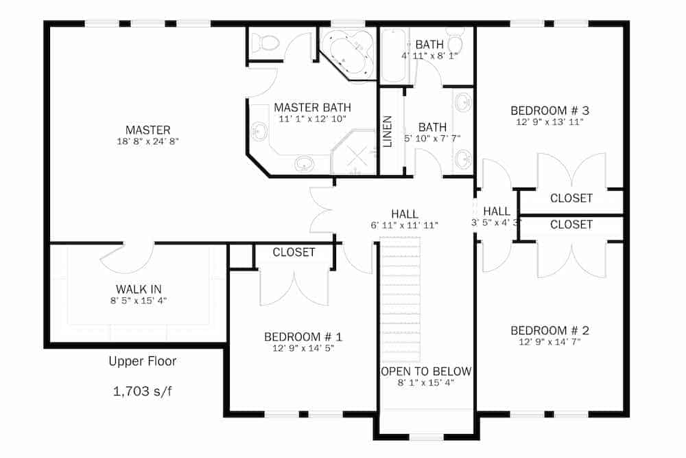 Floor Plan Upper Level
