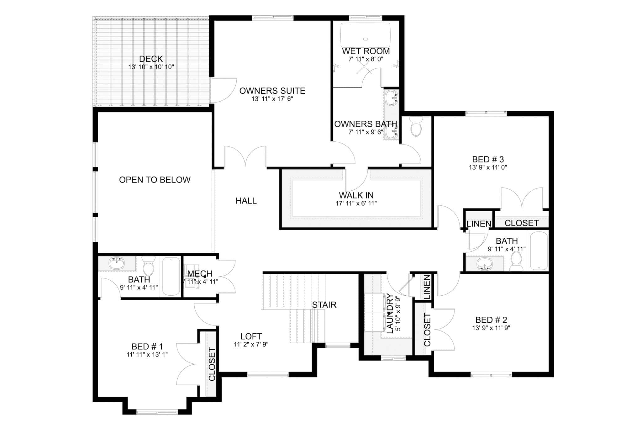 Floor Plan Second Story