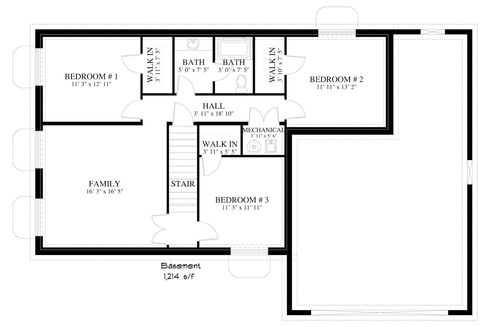 Basement Option Layout