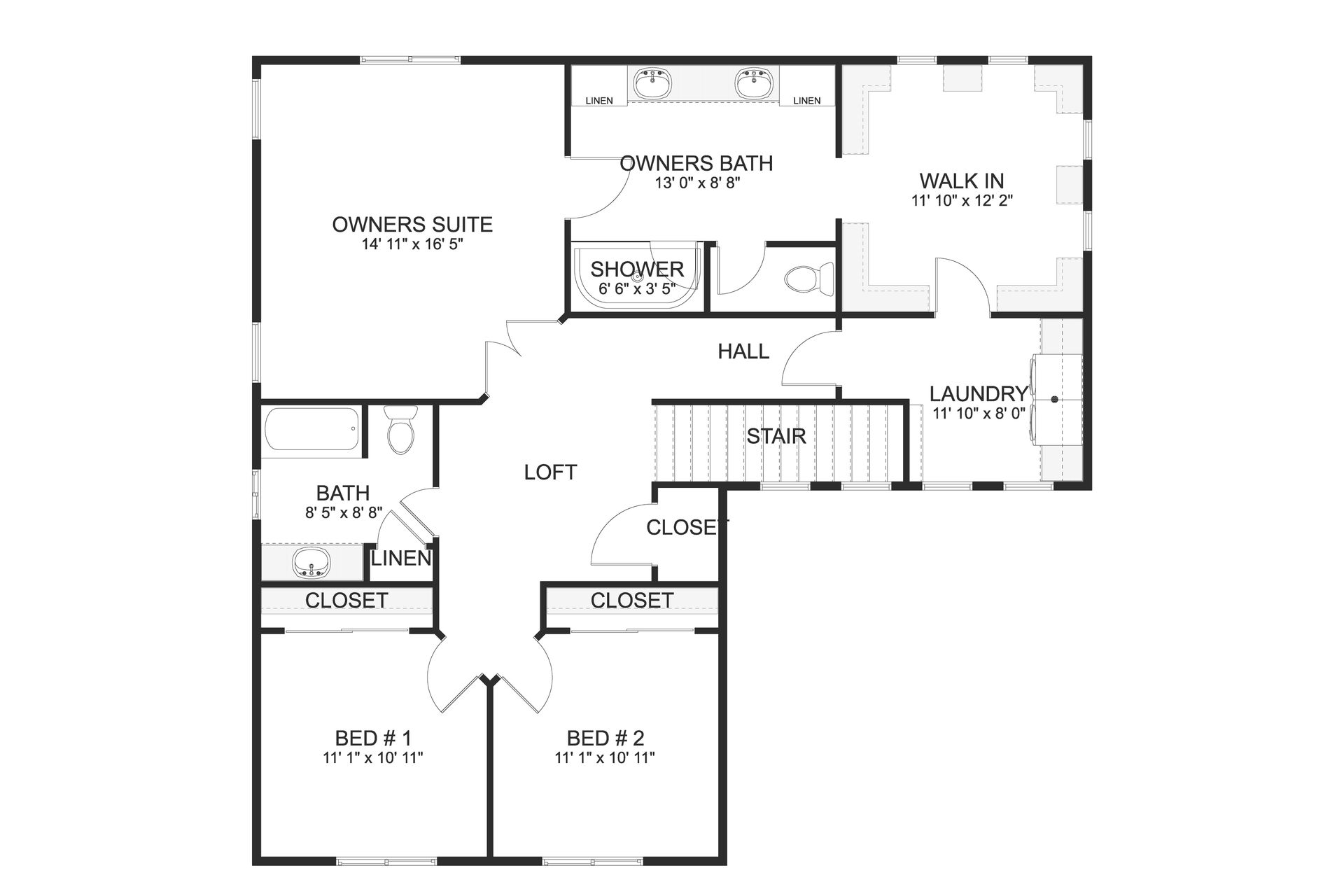Floor Plan Second Story