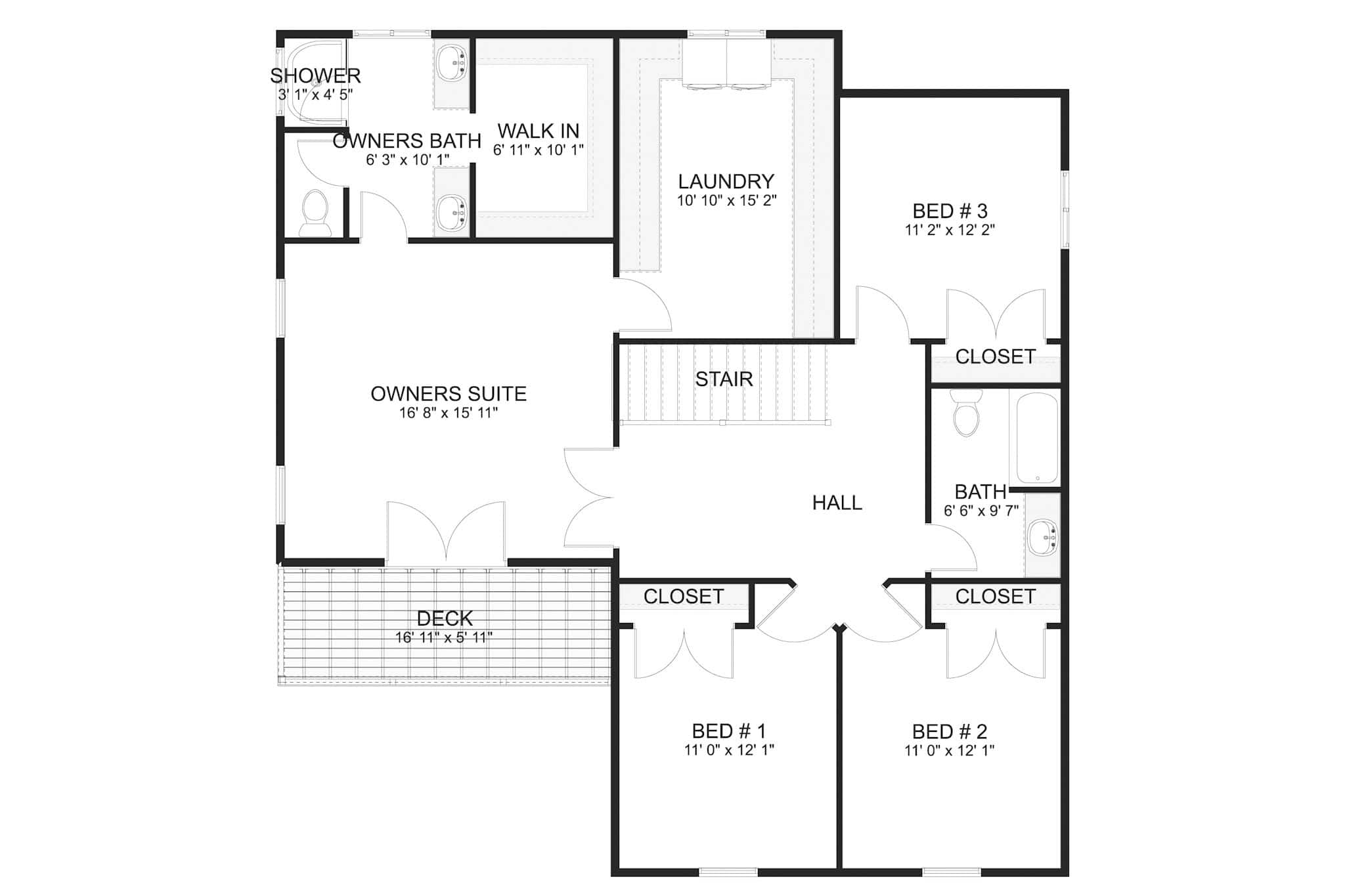 Floor Plan Second Story