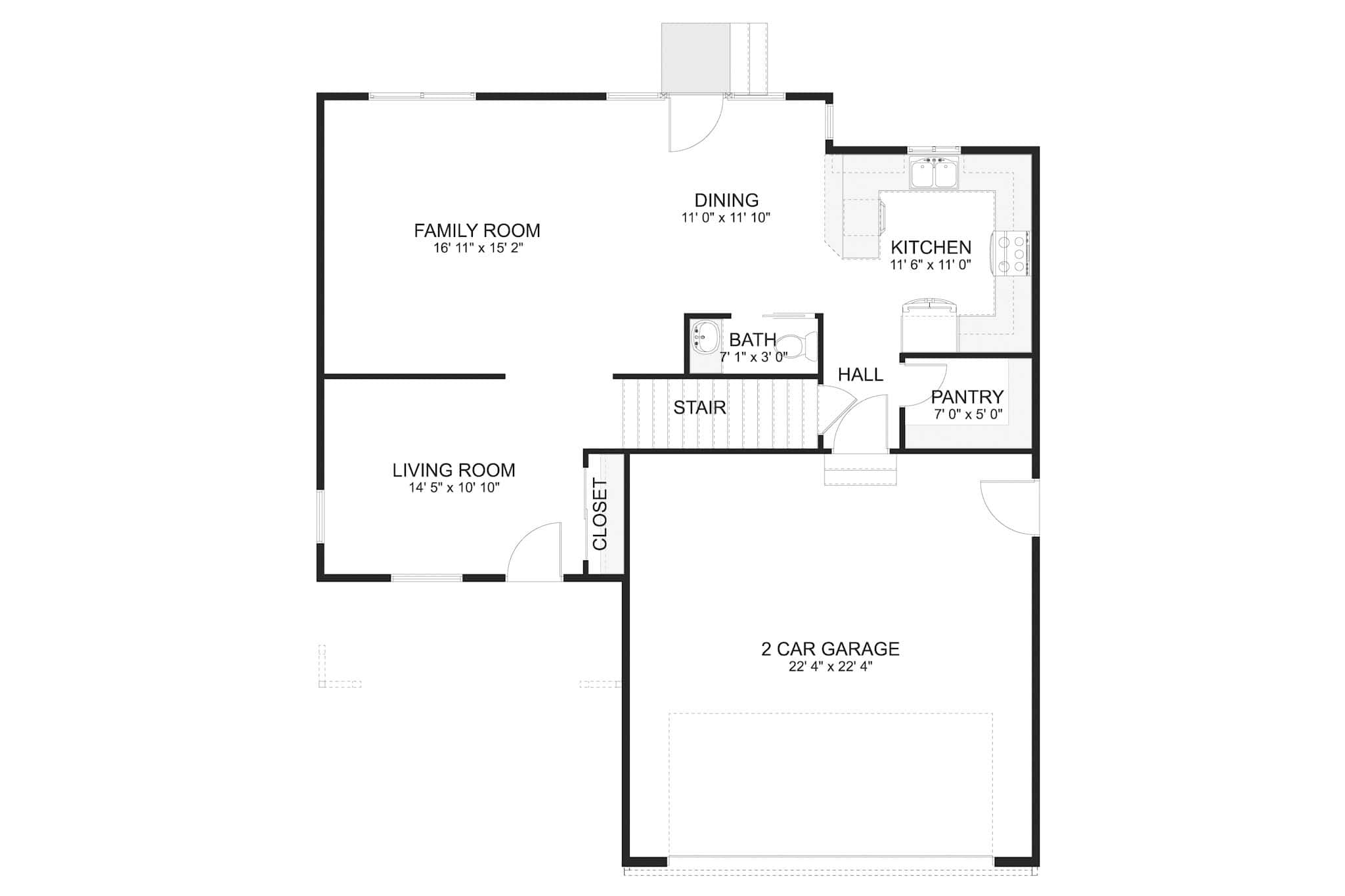 Floor Plan First Story
