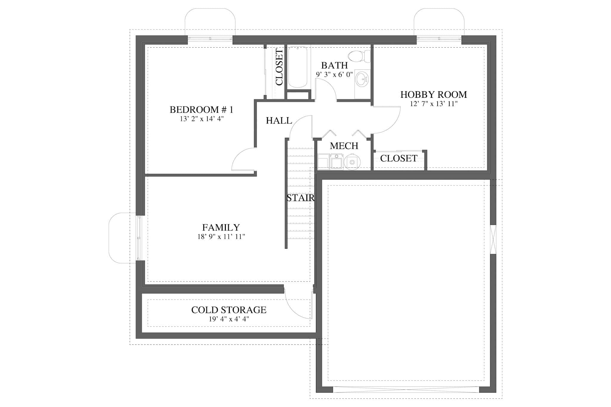 Basement Option Layout