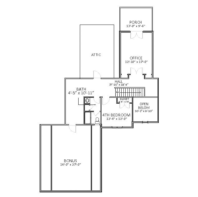 Floor Plan Upper Level