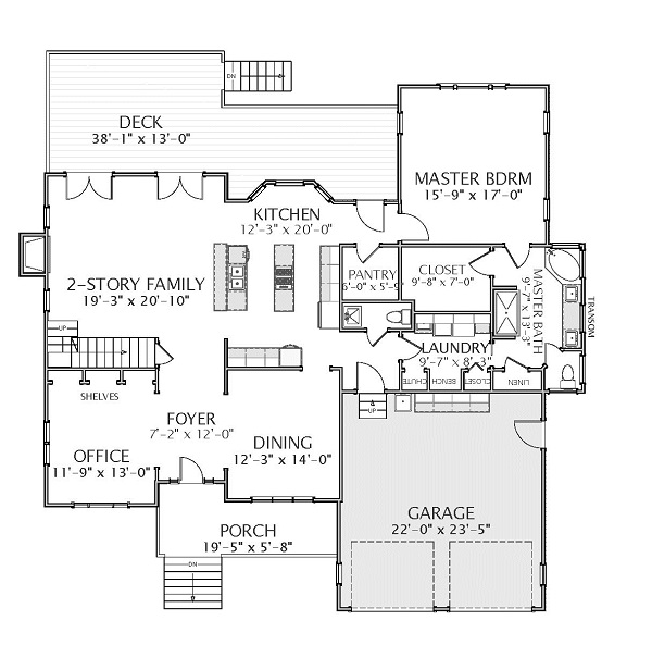 Floor Plan Main Level
