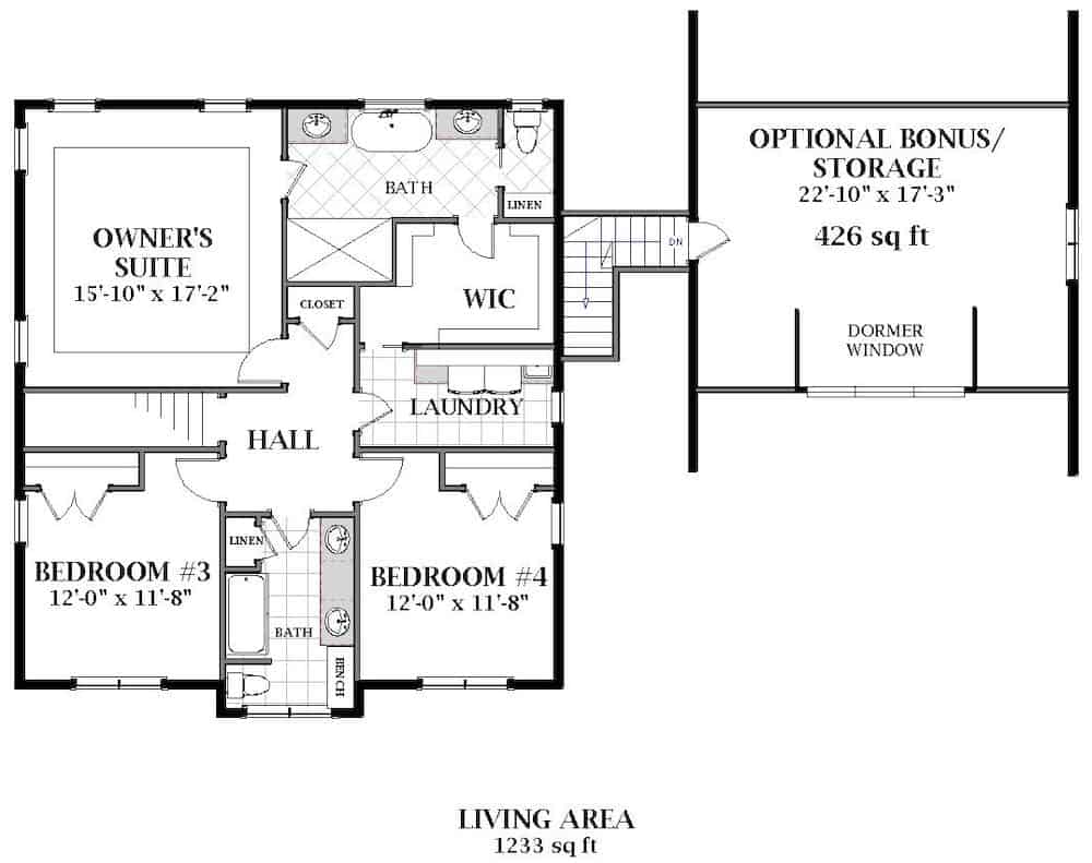 Floor Plan Upper Level