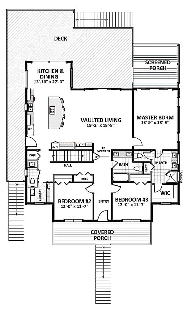 Floor Plan Main Level