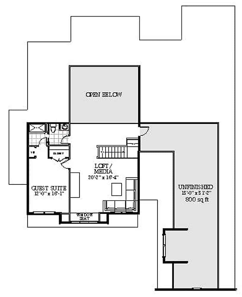 Floor Plan Upper Level