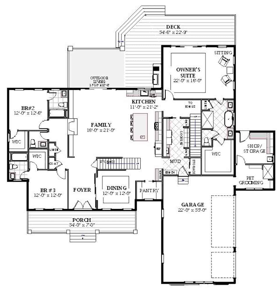 Floor Plan Main Level