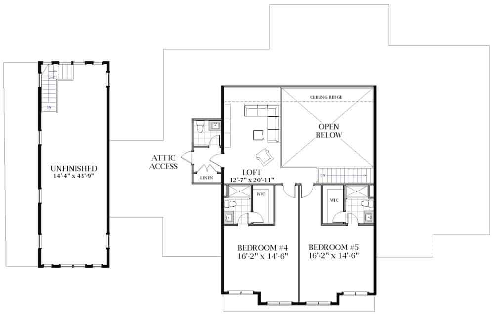 Floor Plan Upper Level