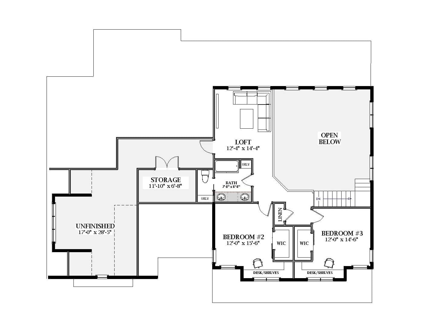Floor Plan Second Story