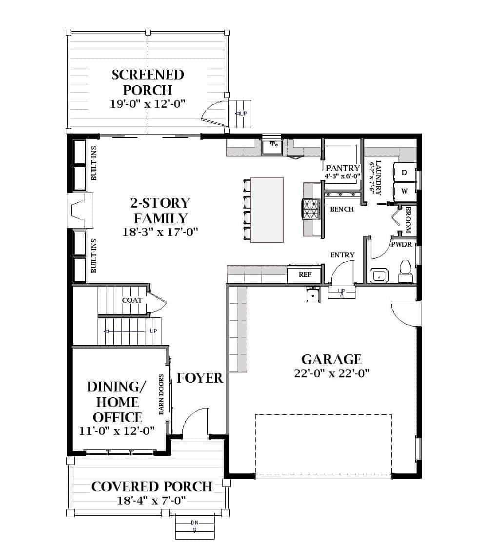 Floor Plan First Story