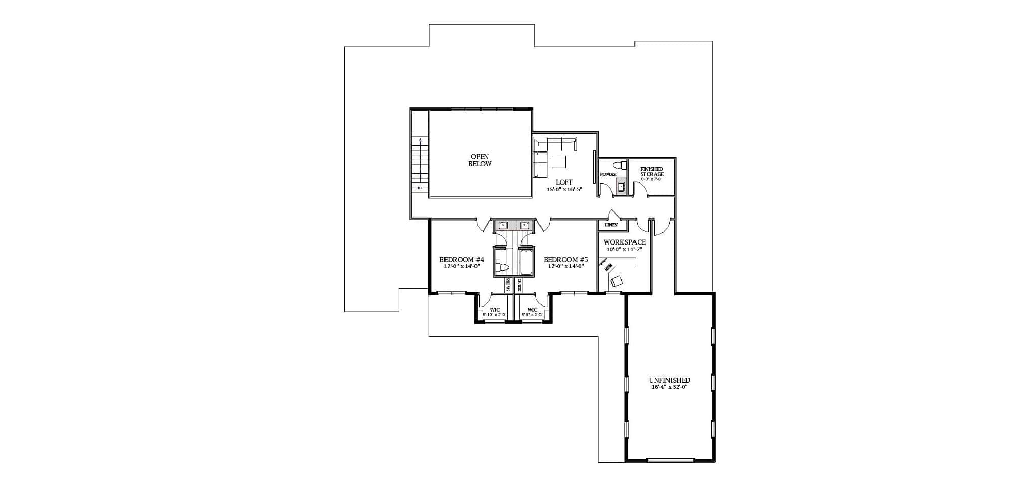 Floor Plan Second Story