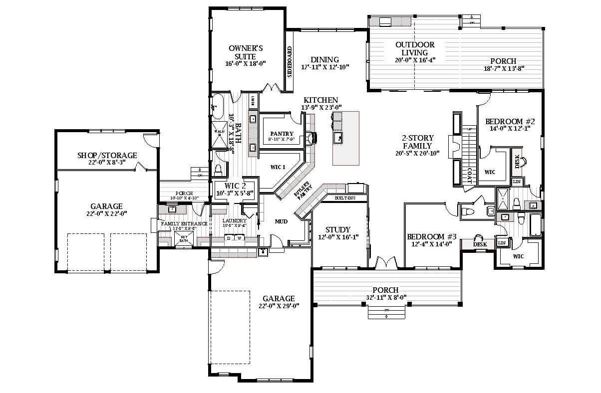 Floor Plan First Story