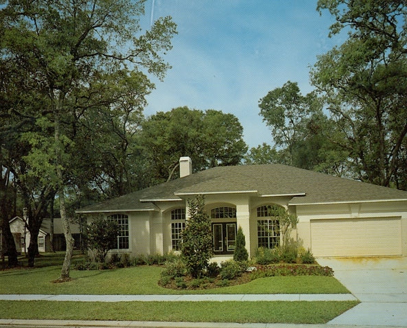 4-Bedroom, 2089 Sq Ft Mediterranean House Plan - 190-1005 - Front Exterior