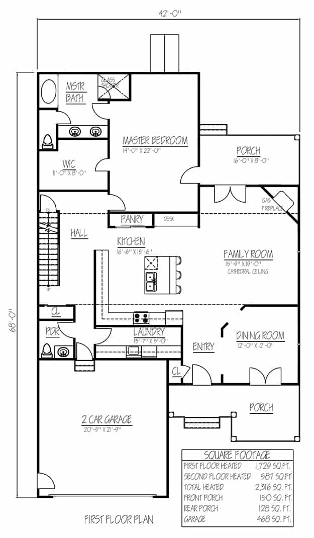 Floor Plan Main Level