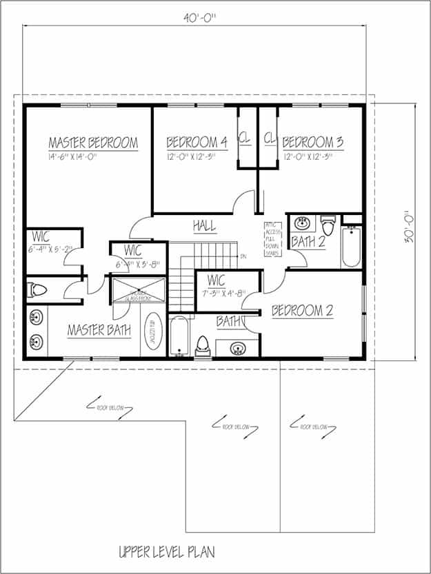 Floor Plan Upper Level