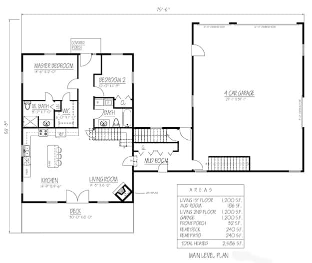 Floor Plan Main Level