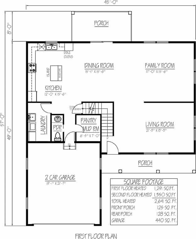 Floor Plan Main Level