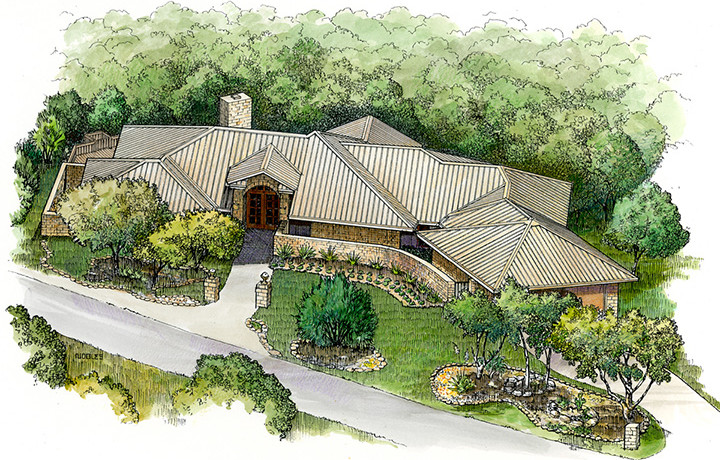 3-Bedroom, 2122 Sq Ft Contemporary House Plan - 192-1003 - Front Exterior