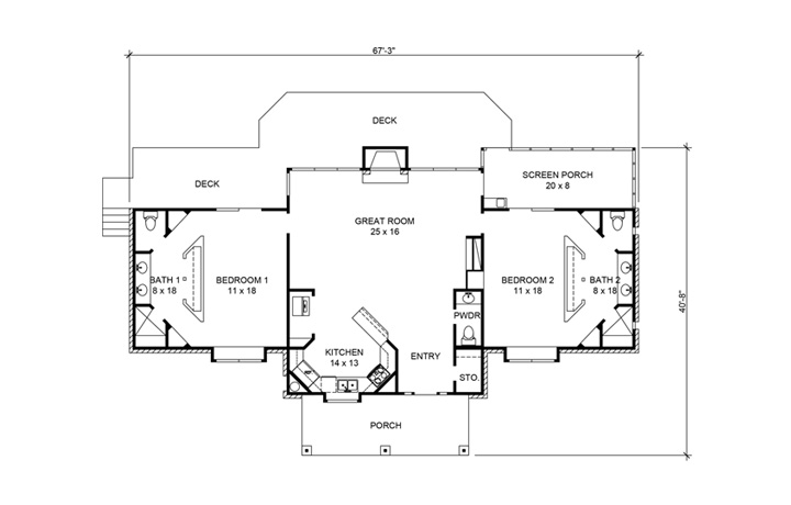 Floor Plan Main Level