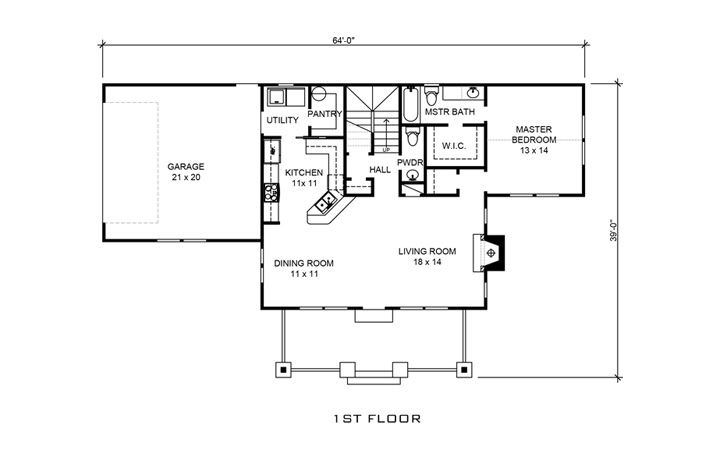Floor Plan Main Level