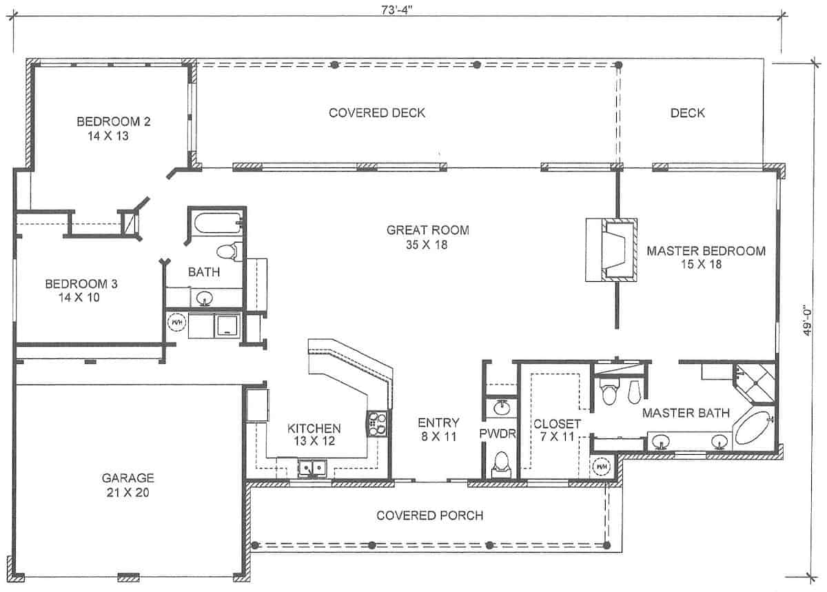 Floor Plan Main Level