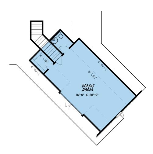 Floor Plan Bonus Room