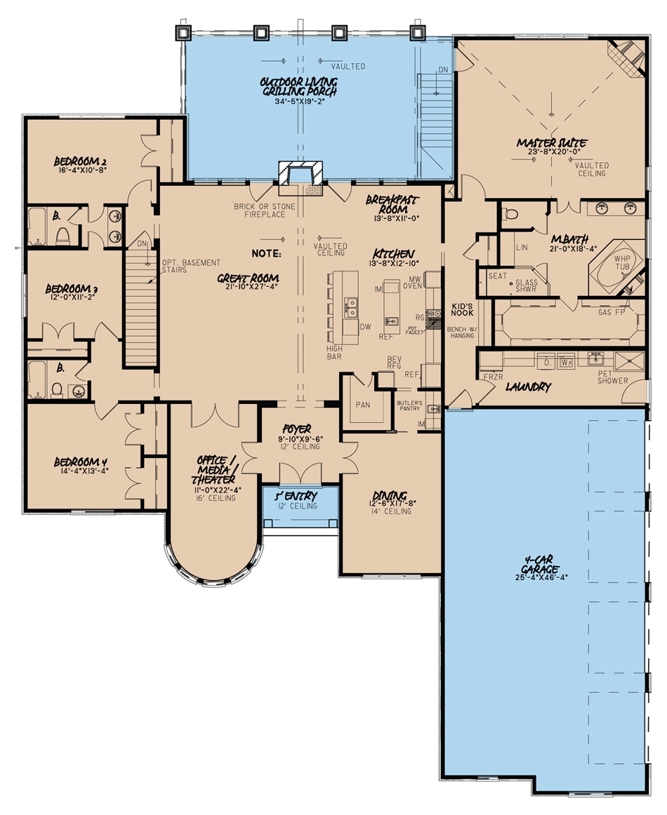 Floor Plan Main Level
